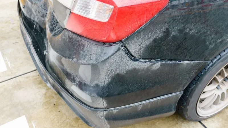 cracked bumper